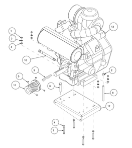 Section 09 Diagram and Parts List for MK-3020V 166447-20 MK Diamond Concrete Saw